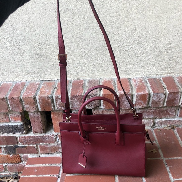 Kate Spade Cameron Maroon Bag - Picture 5 of 7